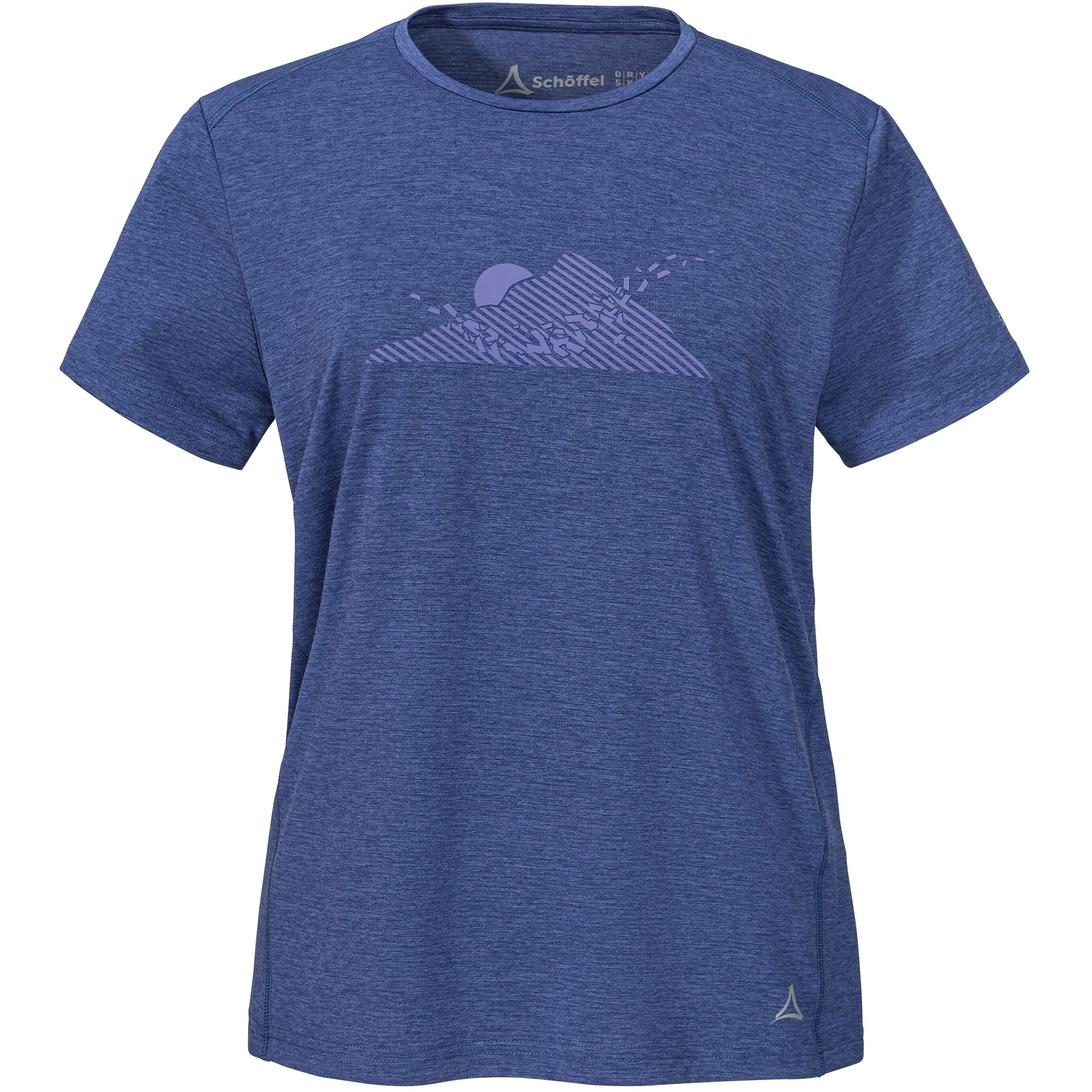 Schöffel Sulten Damen T-Shirts blau Größe XS Camping Schnell trocknend