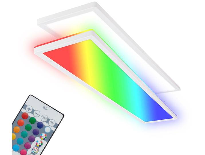 BRILONER LEUCHTEN LED Panel SLIM Deckenleuchte , weiß (weiß, neutral), Leuchten, LED Panel