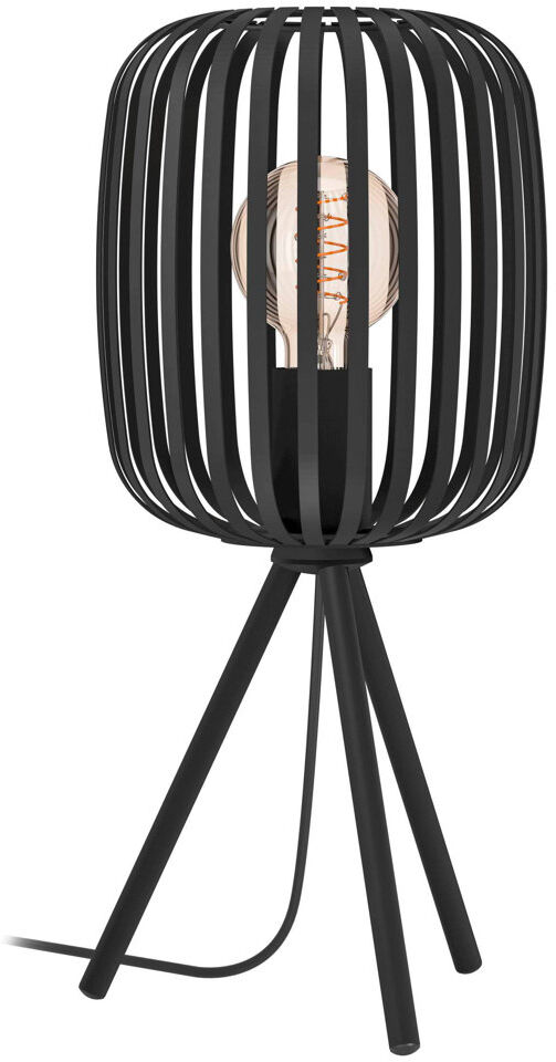 George Oliver Durden Metal Tripod Lamp Black 44cm H X 20cm W X 23cm D