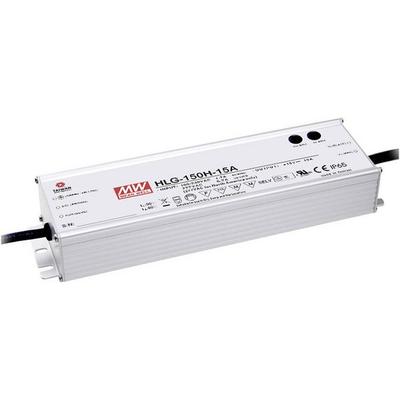 Mean Well HLG-150H-24A LED-Treiber, LED-Trafo Konstantspannung, Konstantstrom 150W 6.3A 24 V/DC PFC-Schaltkreis, Überlastschutz