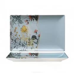 Botanica Blue Tablett 30x20 cm Rechteckig Tokyo M1934 6er-Pack