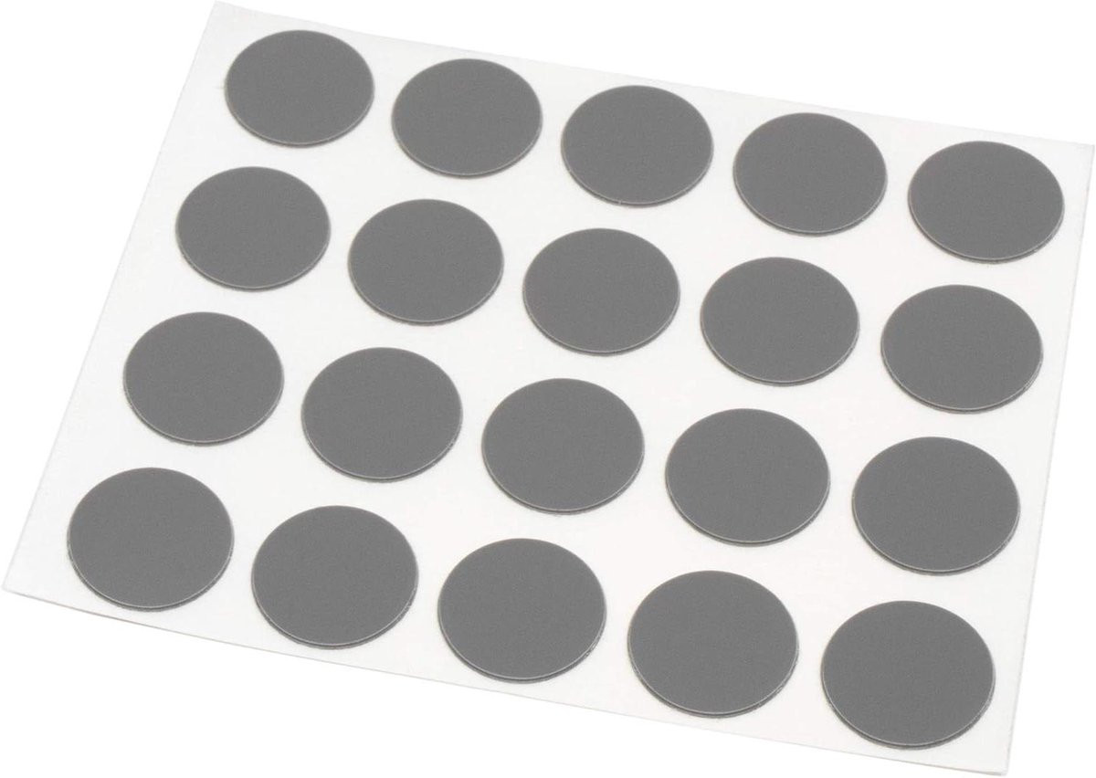 Afdekdoppen Meubels - Zelfklevende Stickers - Donkergrijs - Ø 13 cm