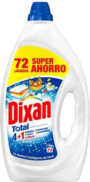DIXAN Deteregente Gel Azul 72 Dosis