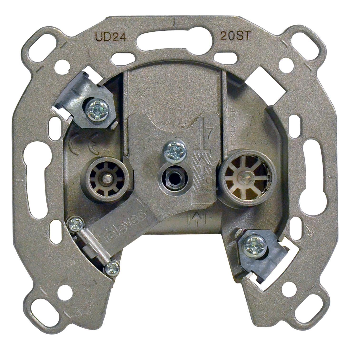 Televes Preisner UD2420ST Silber Steckdose (UD2420ST)