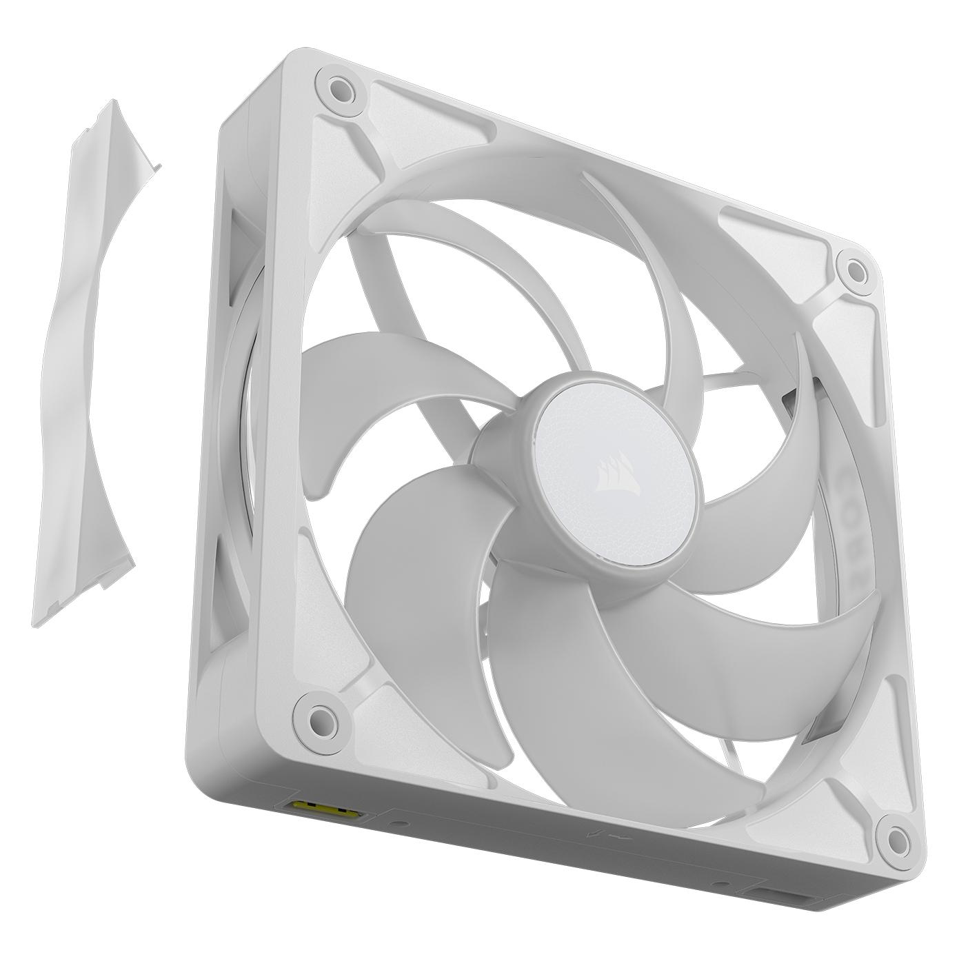 Corsair RX II RGB-Serie, iCUE LINK RX140 II RGB Weiss, 140-mm-RGB-Lüfter, Einzel-Lüfter (140 mm, 1x) (CO-9051064-WW)