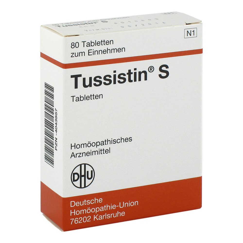 DHU-Arzneimittel GmbH & Co. KG Tussistin S Tabletten 04043957