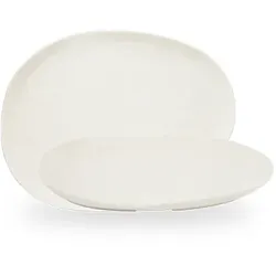 Churchill Stonecast Barley White Natural Organische Platte 10 1/4 x 7 7/8