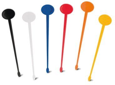 Miscelatore cocktail in plastica trasparente 18 cm  30 gr Personalizzate o neutre