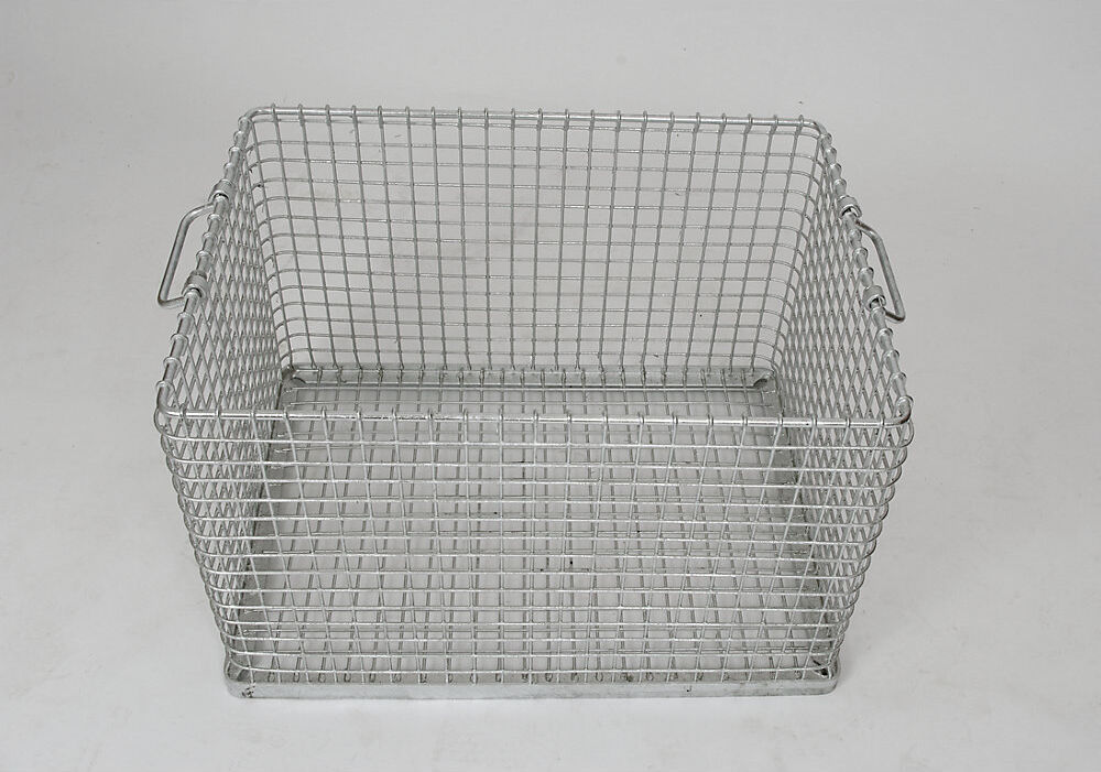 kaiserkraft Stapelkorb für Schweres, enge Maschenweite, Außenmaße LxBxH 615 x 455 x 400 mm