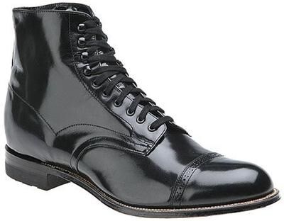 Stacy Adams Madison Hi Top - Mens 11 Black Boot E2