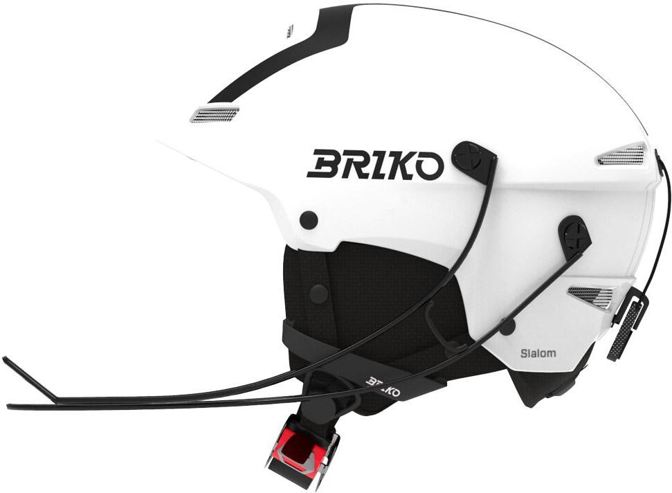 Briko  - Slalom Epp 2.0 Shiny White Black - XS - Casque de ski