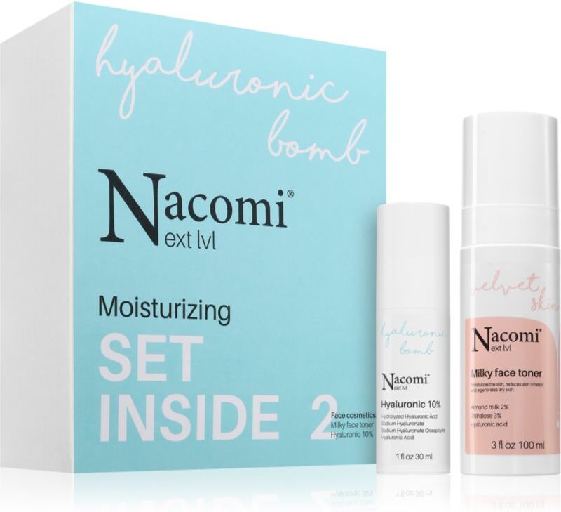 Nacomi Next Level Moisturizing Gift Set for hydration and shine