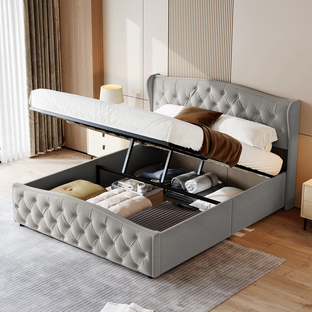 Brayden Studio Bed Grey 135