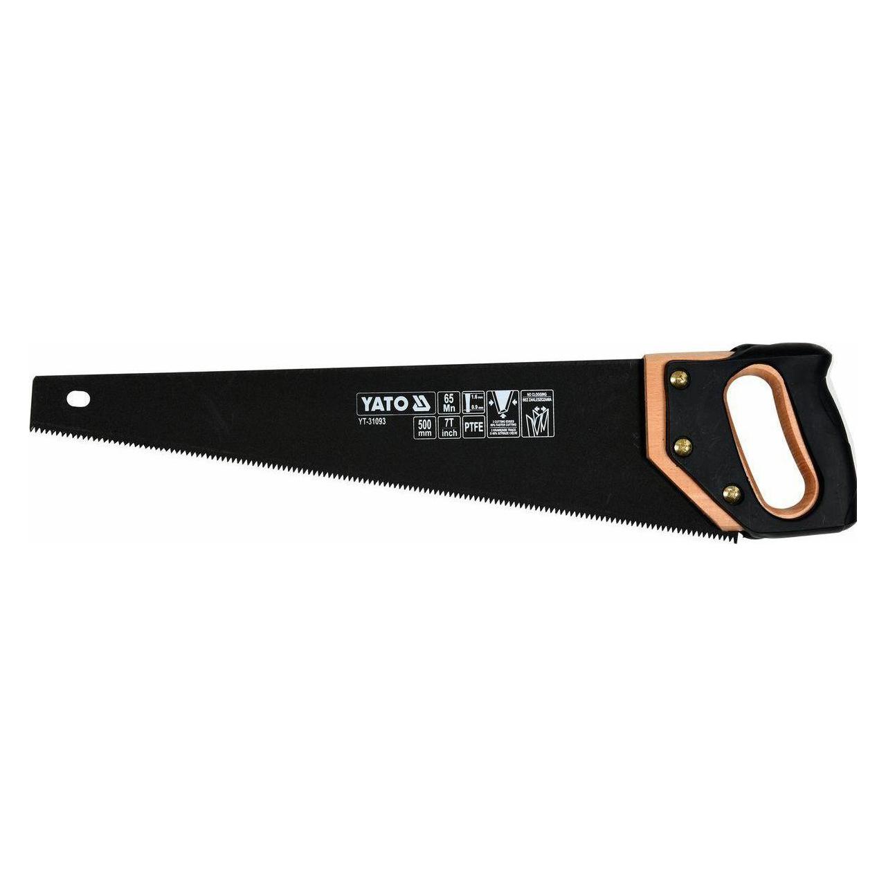 Toya Hand-Säge Fuchsschwanz Holz Bau Säge 500 mm Sägeblatt (YT-31093)