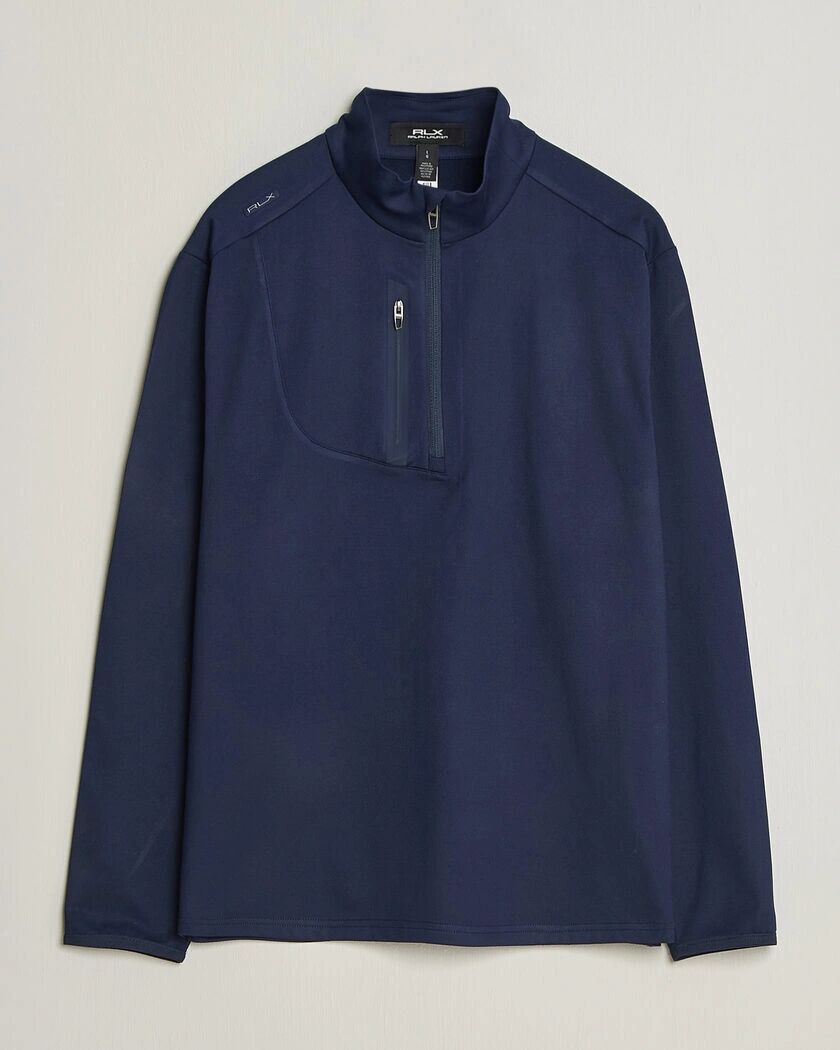 Polo Ralph Lauren Luxury Jersey Half Zip Refined Navy
