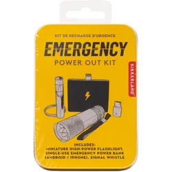 Kikkerland Emergency Power Out Kit - grau