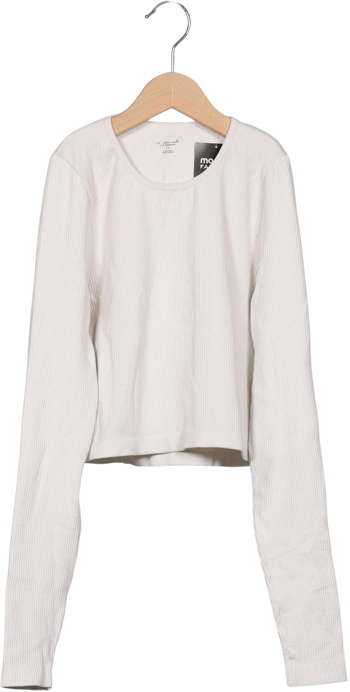Urban Outfitters Damen Langarmshirt, Cremeweiß, Gr. S, kein / Etikett - Second Hand