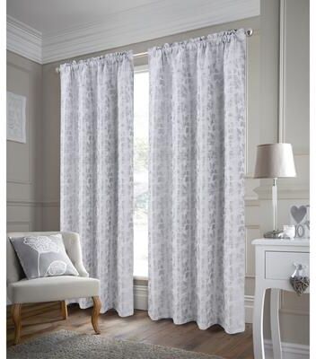 RT Designer Collection Jamie Floral Leaves Room Darkening Window Curtain Panel