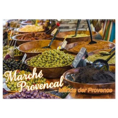 Marché Provencal - Märkte der Provence (Wandkalender 2027 DIN A2 quer), CALVENDO Monatskalender