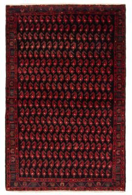 ECARPETGALLERY Hand-knotted Andelz Black Wool Rug - 3'8 x 5'8