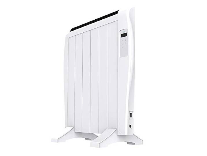 Cecotec Radiateur Electrique Basse Consommation Ready Warm 1200 Thermique Connecté. 6 éléments\, 900 W\, mural ou au sol\, 3 modes\, minuterie\, écran LCD\, contrôle Wifi\, ultra-plat