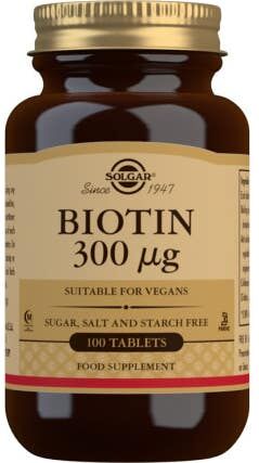 Solgar Biotina 300μg 100comp