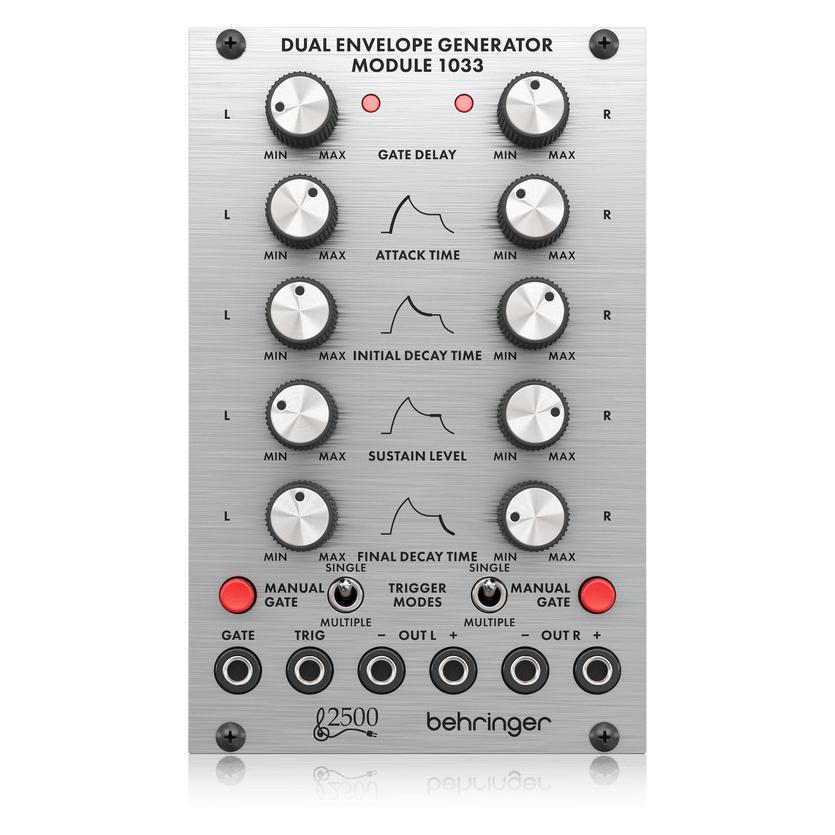 Behringer 1033 DUAL ENVELOPE GENERATOR Moduł syntezatora modularnego serii 2500 (000-E9200-00010)