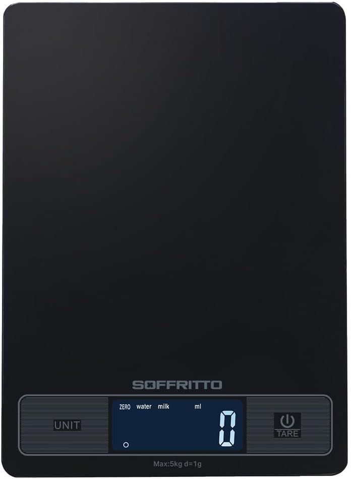 Soffritto Black Tina II Digital Kitchen Scale