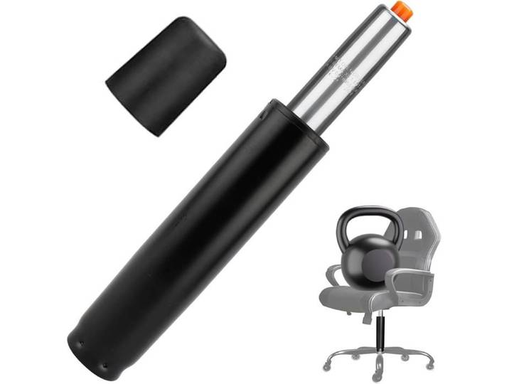 450 Lbs Vérin À Gaz Pour Chaise Bureau Pièces Rechange Chaises Universelle Noir Piston Ressort Hauteur Réglable Verin Chaise[CA112]