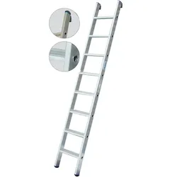 Anlegeleiter Krause Stabilo - 8 Stufen einteilige, leichte Stufenleiter