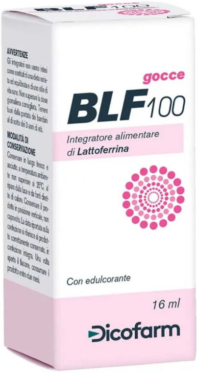 Dicofarm Spa Dicofarm Blf 100 Integratore Lattoferrina Gocce 16ml