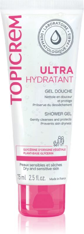 Topicrem UH BODY Gentle Cleansing Gel gel lavant doux visage, corps et cheveux 75 ml