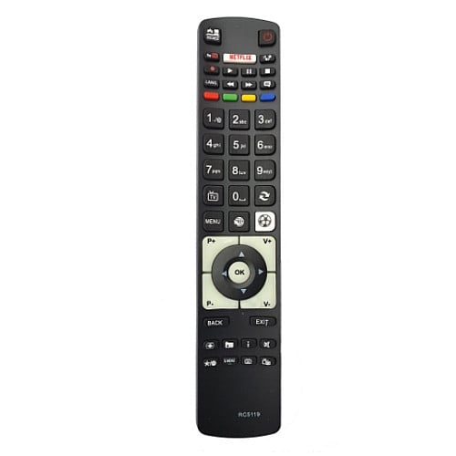Toshiba RC5119 vervangingsafstandsbediening met NETFLIX-knop