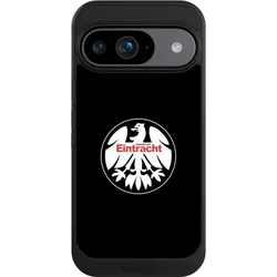 Nivocase Hülle für Google Pixel 9 Handyhülle NIVOcore Case Schwarz Eintracht Frankfurt Offizielles (Google Pixel 9), Smartphone Hülle, Schwarz