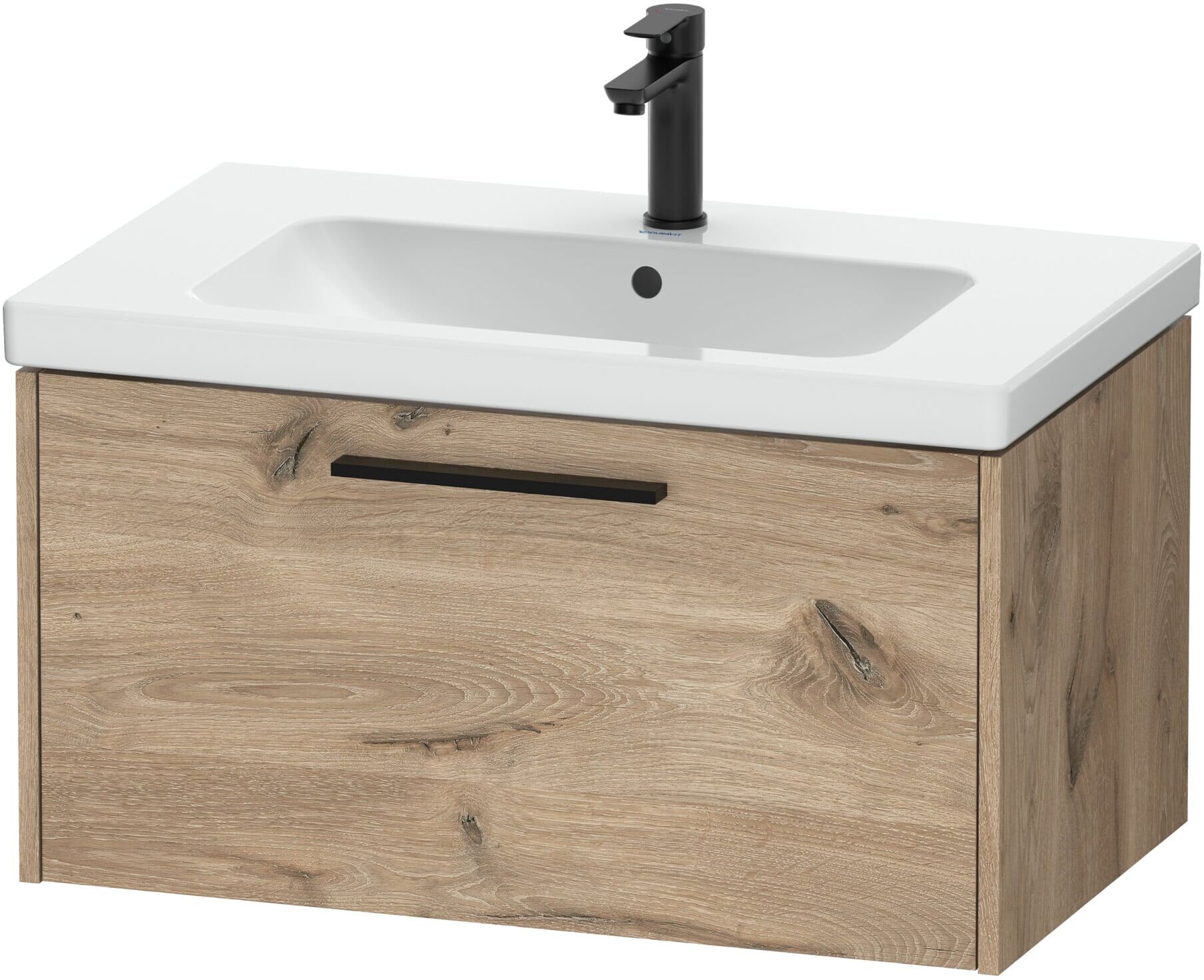 Duravit Waschtischunterschrank D-Code 78,4x40x46cm, 1 Ausz., Ei Marmor, Gr. sw (DC46670BD550000)