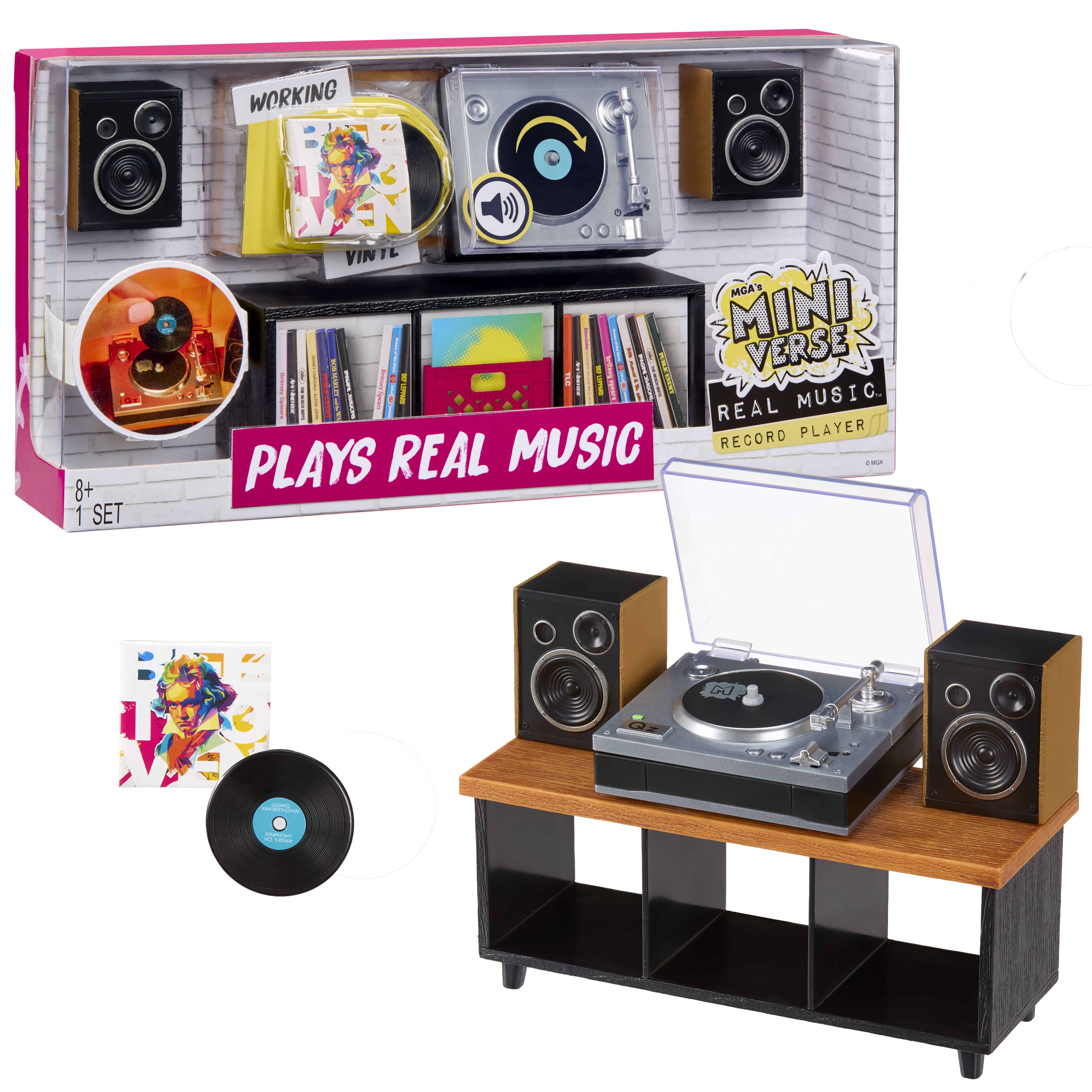 MGA Entertainment Miniverse Real Music Record Players Spielzeugfigurenset 254249