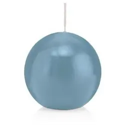 Wiedemann Kerzen Kugelkerzen Hellblau Ø 60 mm, 16 Stück, Kerzen in RAL Kerzengüte Qualität