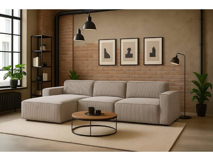 Kaiser Möbel Ecksofa Ecksofa Cursal L-Form – modular, modern, unvergleichlich bequem, Einzelsofa