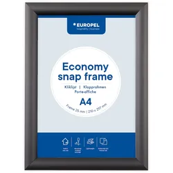 Klapprahmen Europel Economy A4 schwarz 25mm