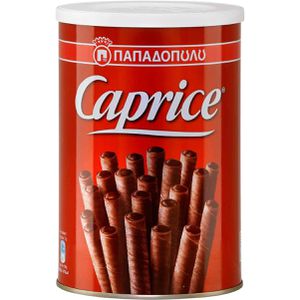 Papadopoulos Waffeln Caprice Waffelröllchen , mit Kakao-Haselnuss-Füllung, 400 g