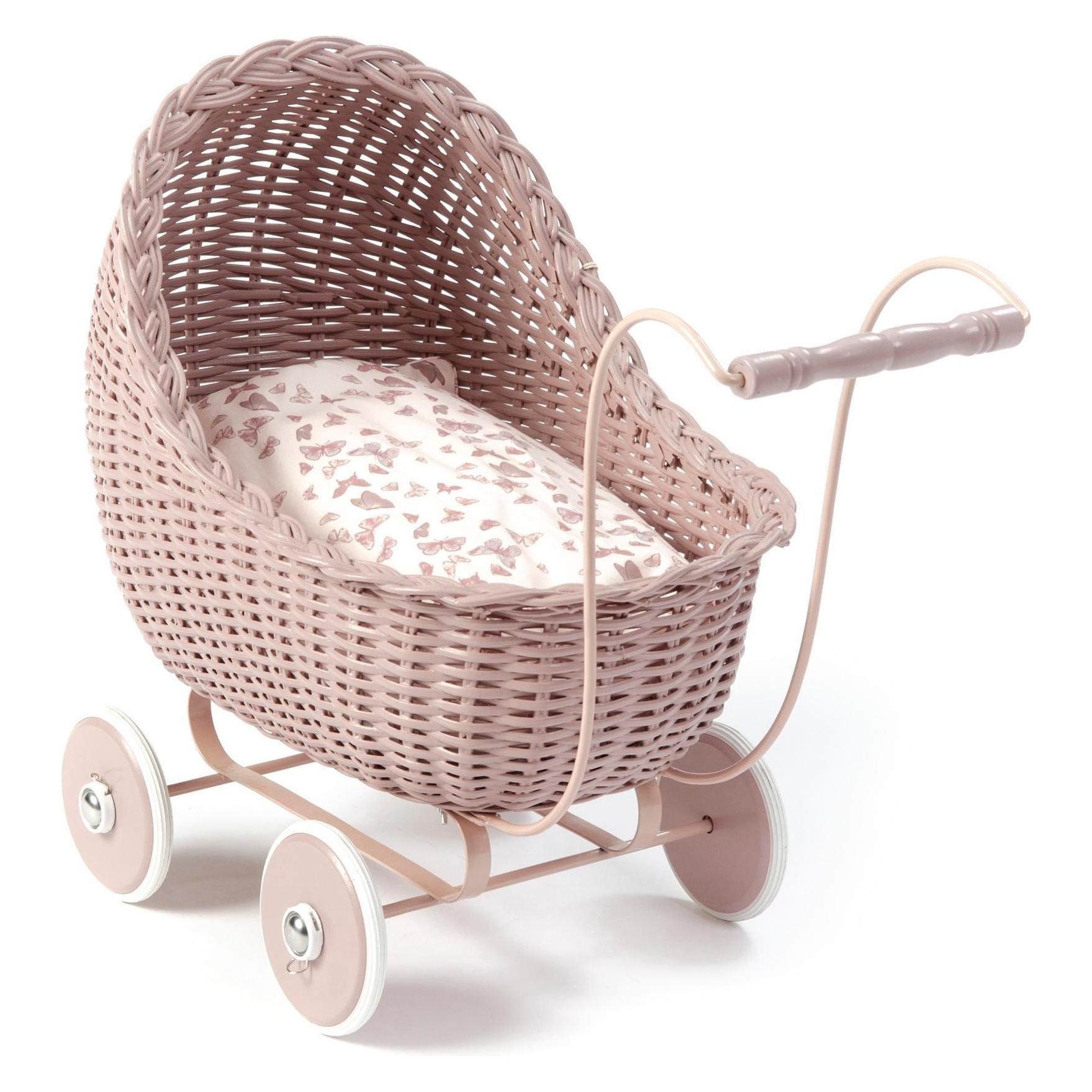 Smallstuff Geflochtener Puppenwagen (51001-10)