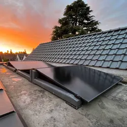 Wattstone 10° V2 Flachdachaufständerung aus Beton – 10 Grad, 25 kg, ballastiert ohne Dachdurchdringu