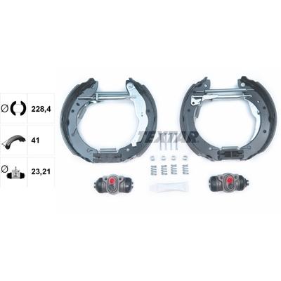 TEXTAR Bremsbackensatz Shoe Kit Pro 84044001 für BMW