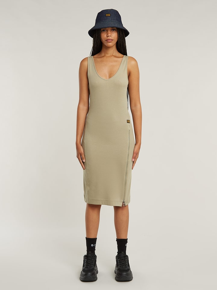 G-Star Kleid in Beige - M