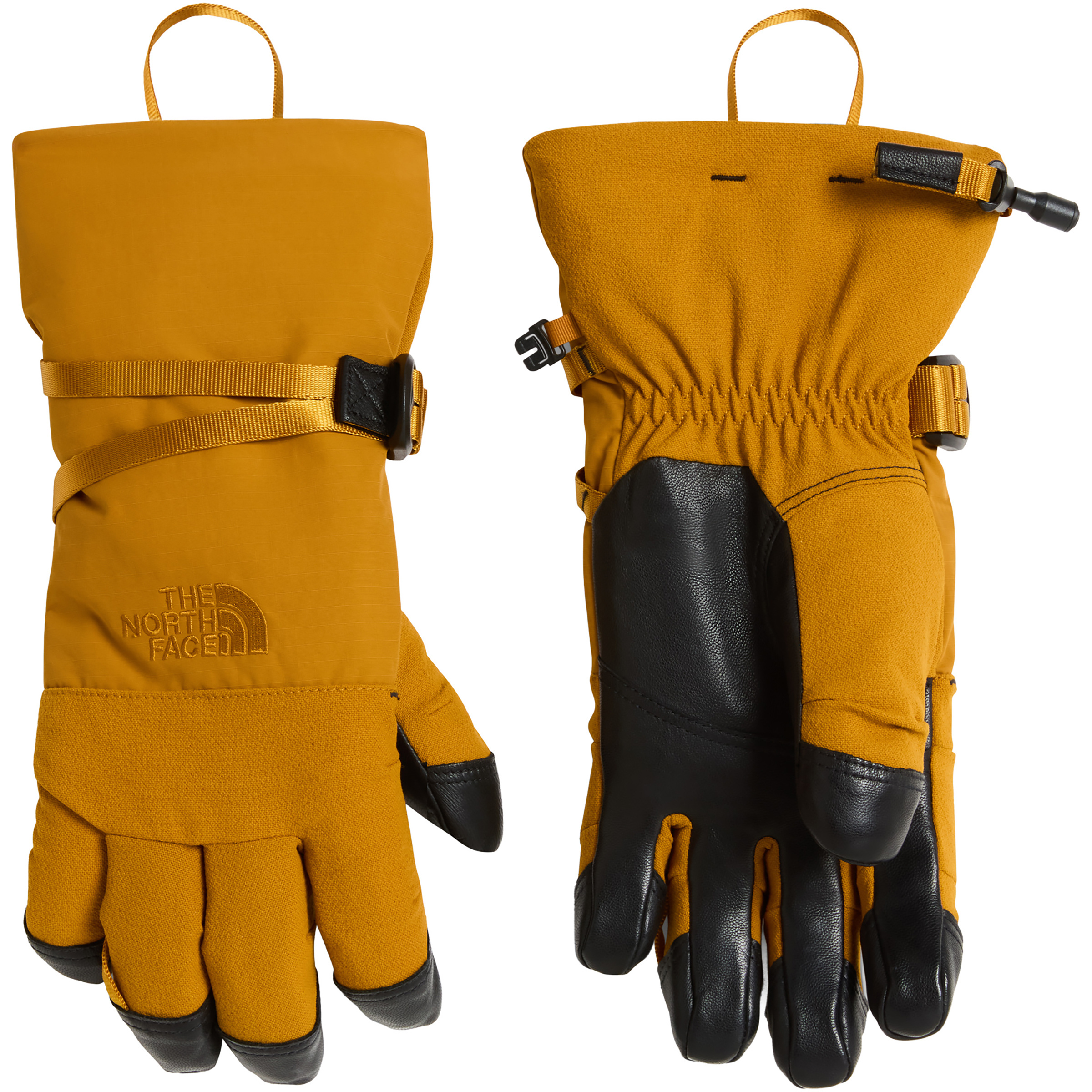 The North Face Montana Edge Herren Fingerhandschuhe braun Größe S Skifahren Isolierend Wasserabweisend