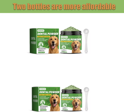 Inspire Picks Yegbong Dog Teeth Cleaning Powder Gentle Dental Care For Cleaner Teeth & Fresher Breath (150g) 300g