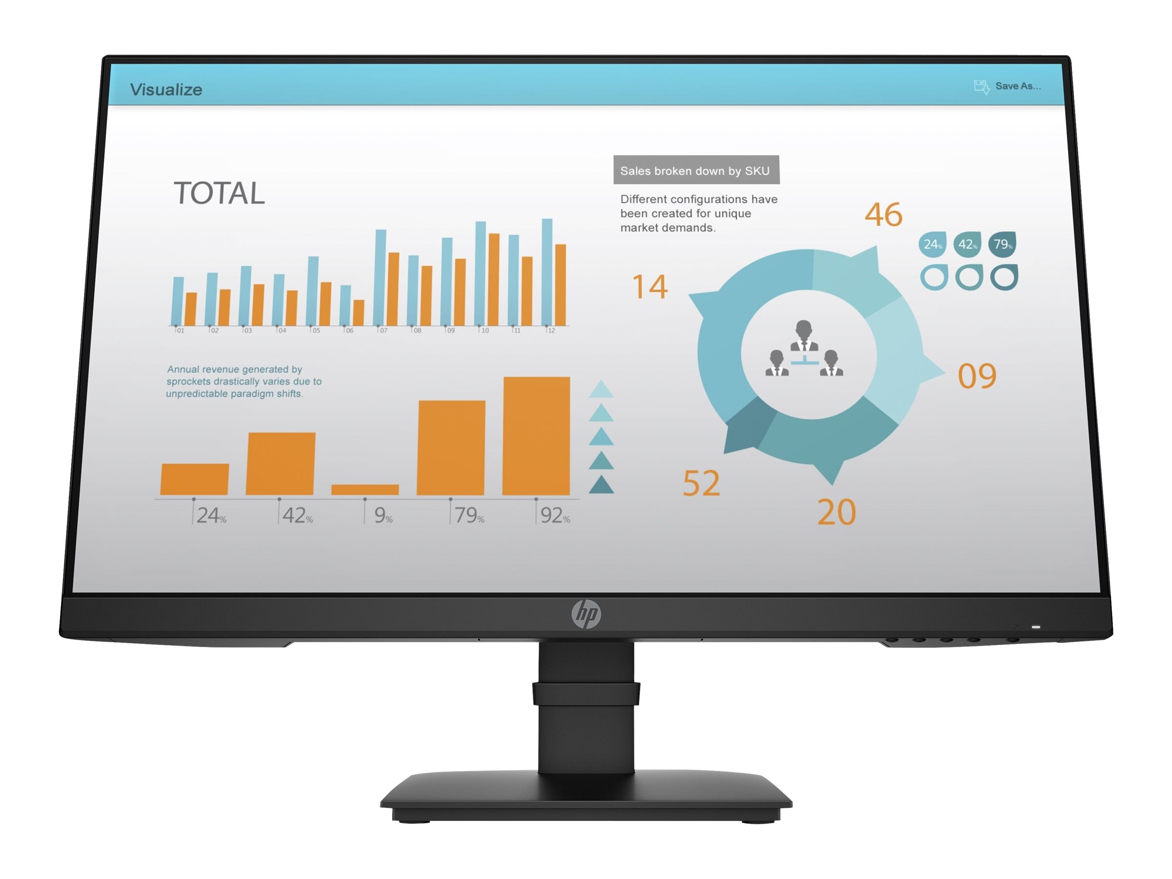HP P24 G4 23.8 Zoll Full HD IPS Panel 16:9 Monitor