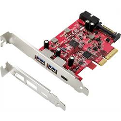 Renkforce 1+4 Port USB 3.2 Gen 2 Controllerkarte USB-A (USB 3.2 Gen 2) PCIe x4 RF-4541492