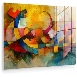 ACRYLGLASBILD Kunst - Abstrakt - Modern 80x60 cm