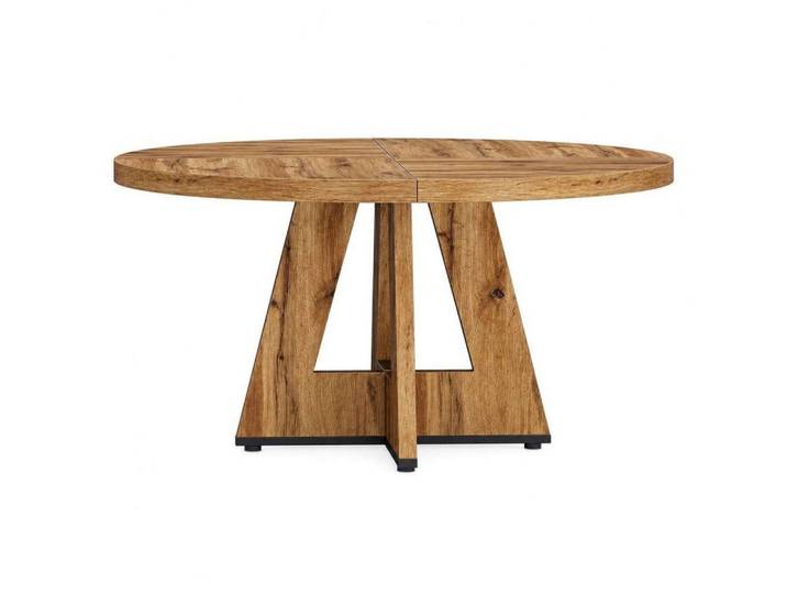 Aiorber Esstisch Aiorber-Runder Esstisch Holzoptik, 120cm Esszimmer Tisch, Rundes Tischdesign, stabiler 3-Bein-Gestell
